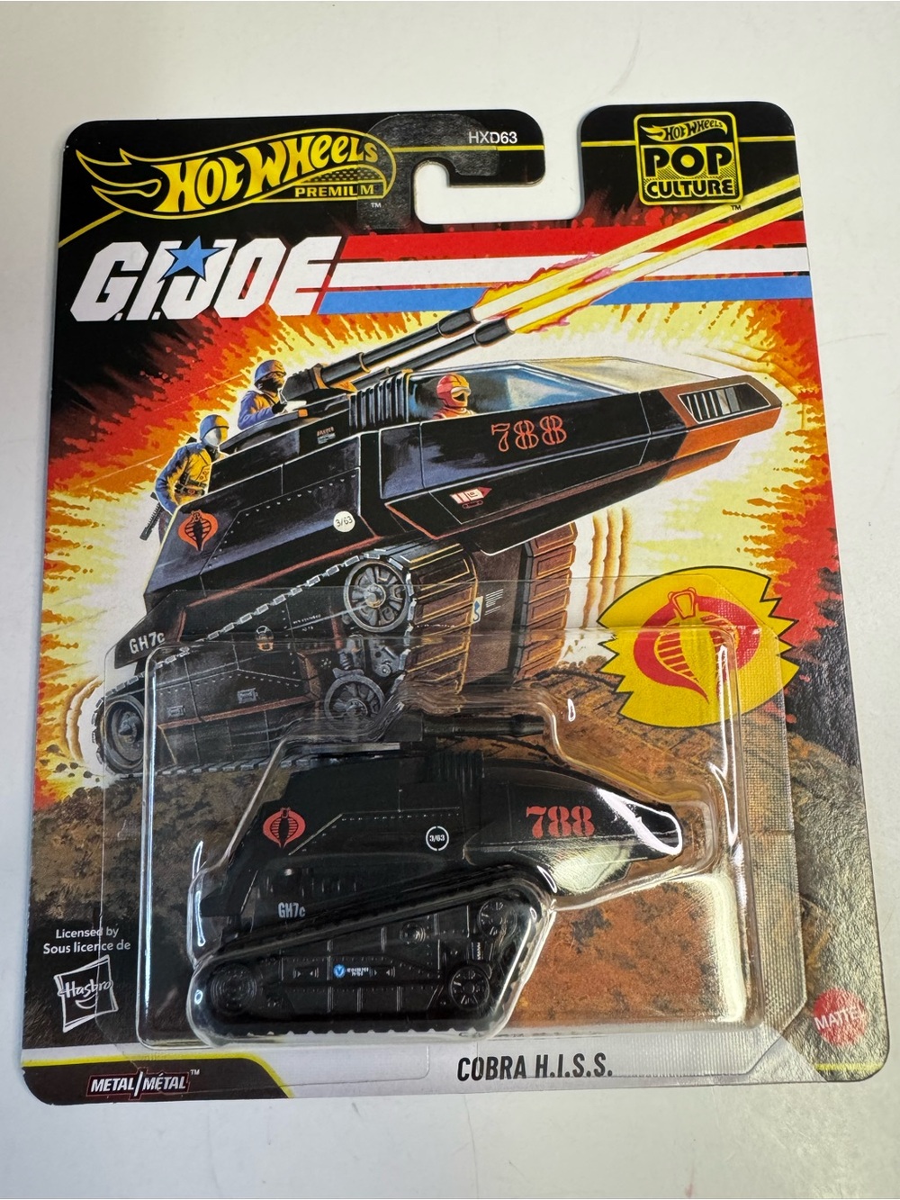 Hot Wheels Premium Pop Culture G.I.JOE ***COBRA H.I.S.S***